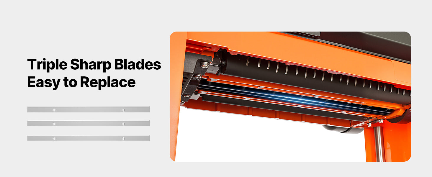 Raboteuse d'épaisseur de table 13 pouces 2000W à double vitesse pour travail du bois