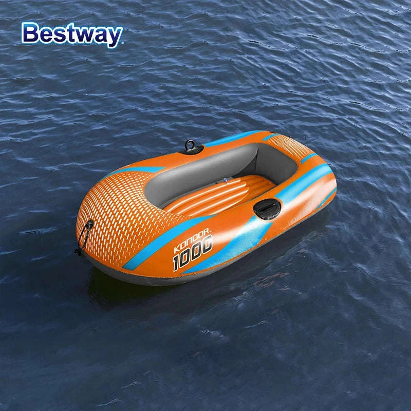 Bestway Inflatable Kayakway 61136/61140/61142/61146 1-3 Person Heavy Duty PVC Rafting Boat-4ft11inx 33in1people