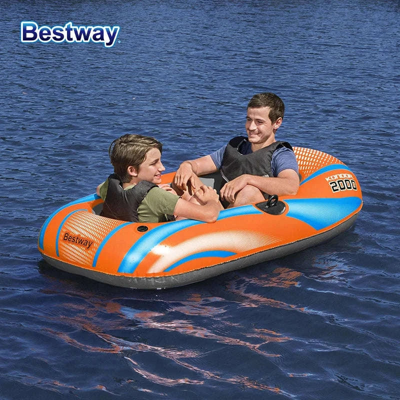 Bestway Inflatable Kayakway 61136/61140/61142/61146 1-3 Person Heavy Duty PVC Rafting Boat-4ft11inx 33in1people