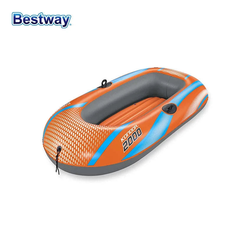 Bestway Inflatable Kayakway 61136/61140/61142/61146 1-3 Person Heavy Duty PVC Rafting Boat-4ft11inx 33in1people
