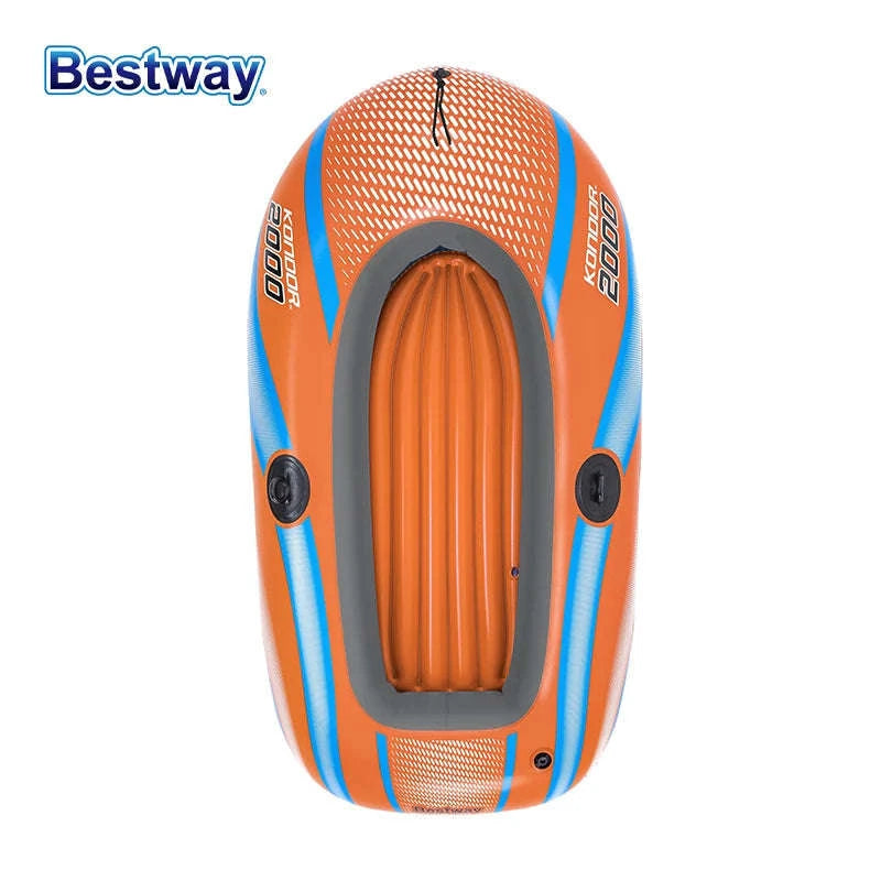 Bestway Inflatable Kayakway 61136/61140/61142/61146 1-3 Person Heavy Duty PVC Rafting Boat-4ft11inx 33in1people