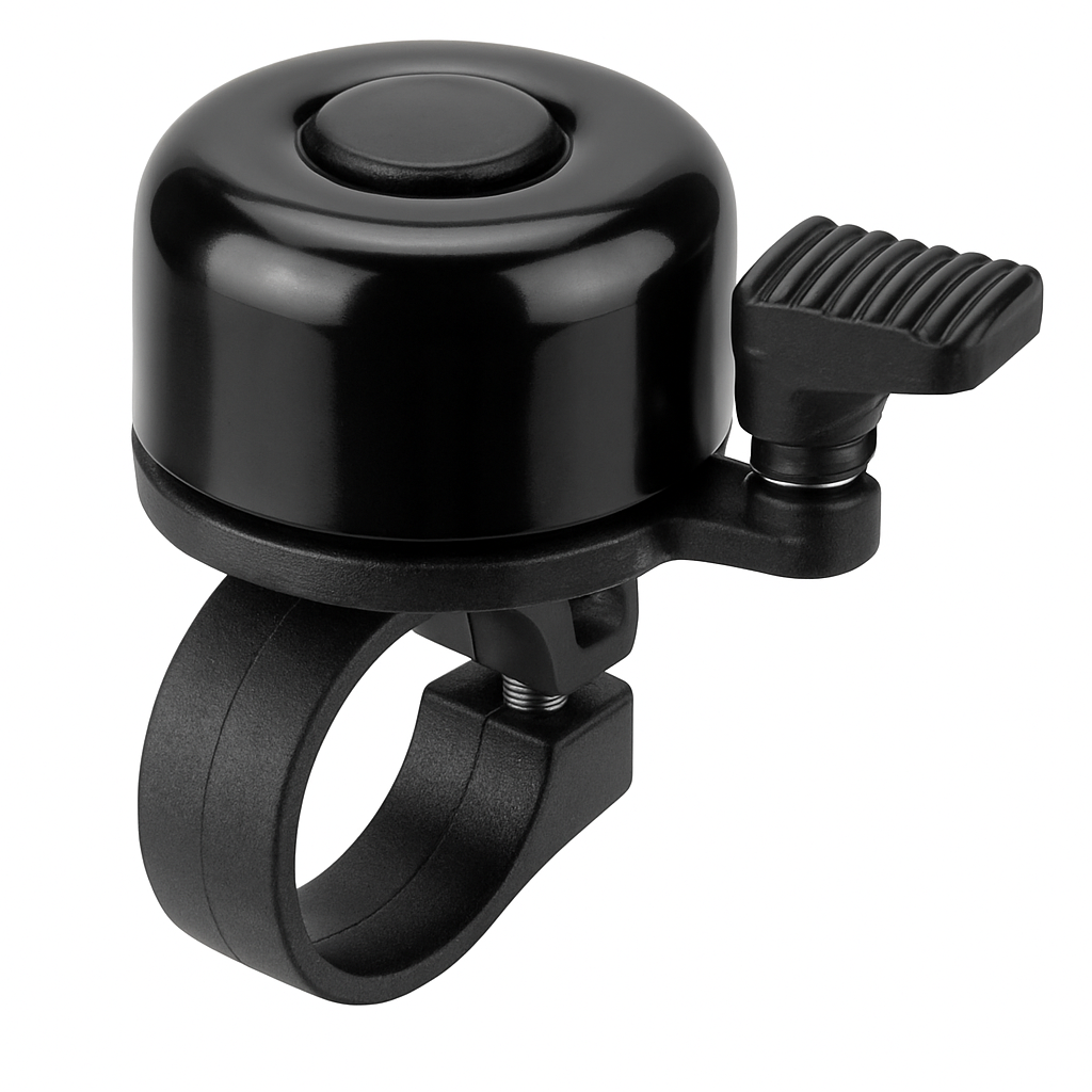 Bicycle Bell Loud Mechanical Ring Handlebar Bell Black Classic Bike Ring for MTB Road City Kids Scooter Universal Handlebar Mount One Hand Operation Durable Metal Plastic Safety Warning Ringer Cycling Sport Accessory Perfect