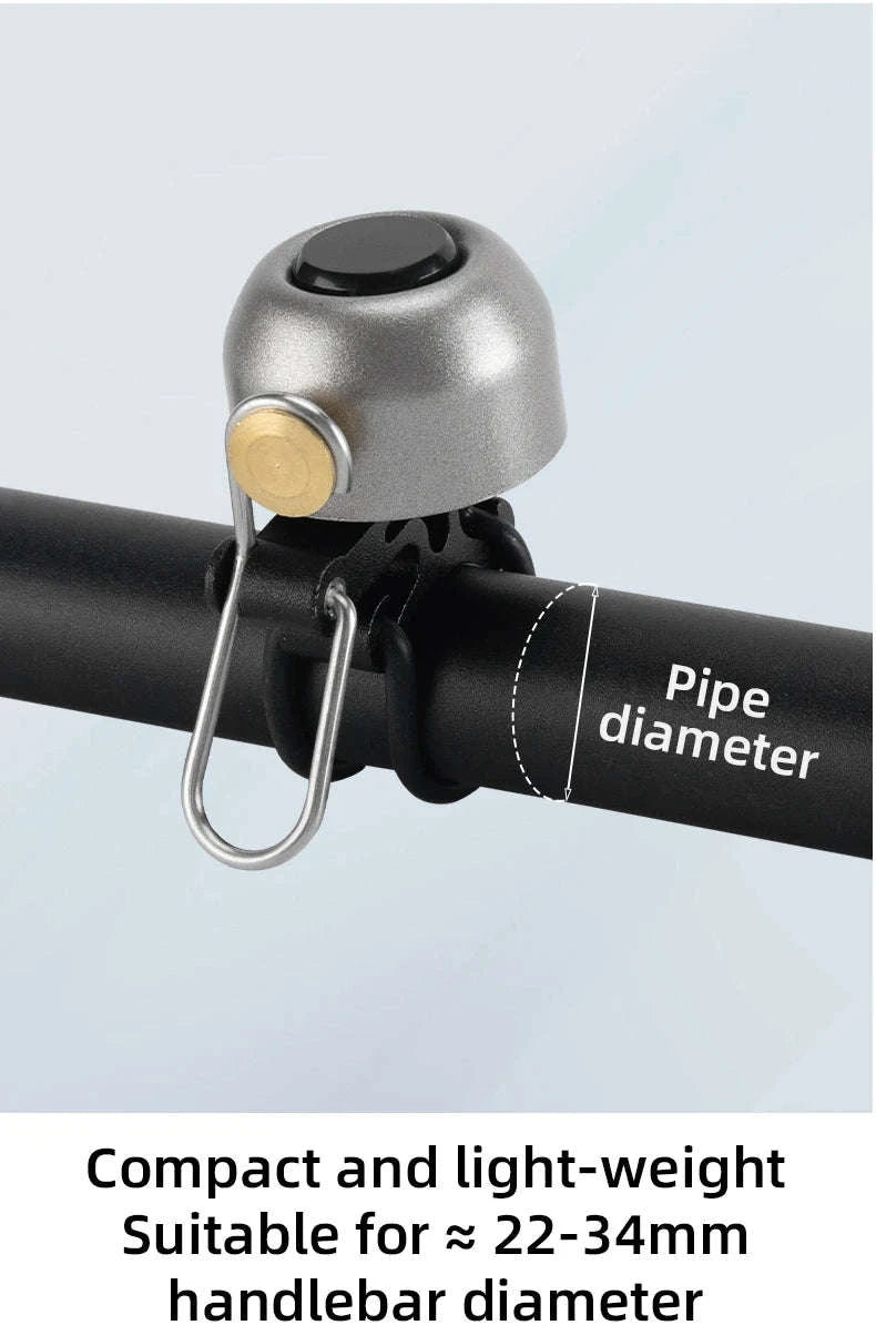 Bicycle Bell with Crisp Sound Copper Alloy Handlebar Ring-2024-1A-2