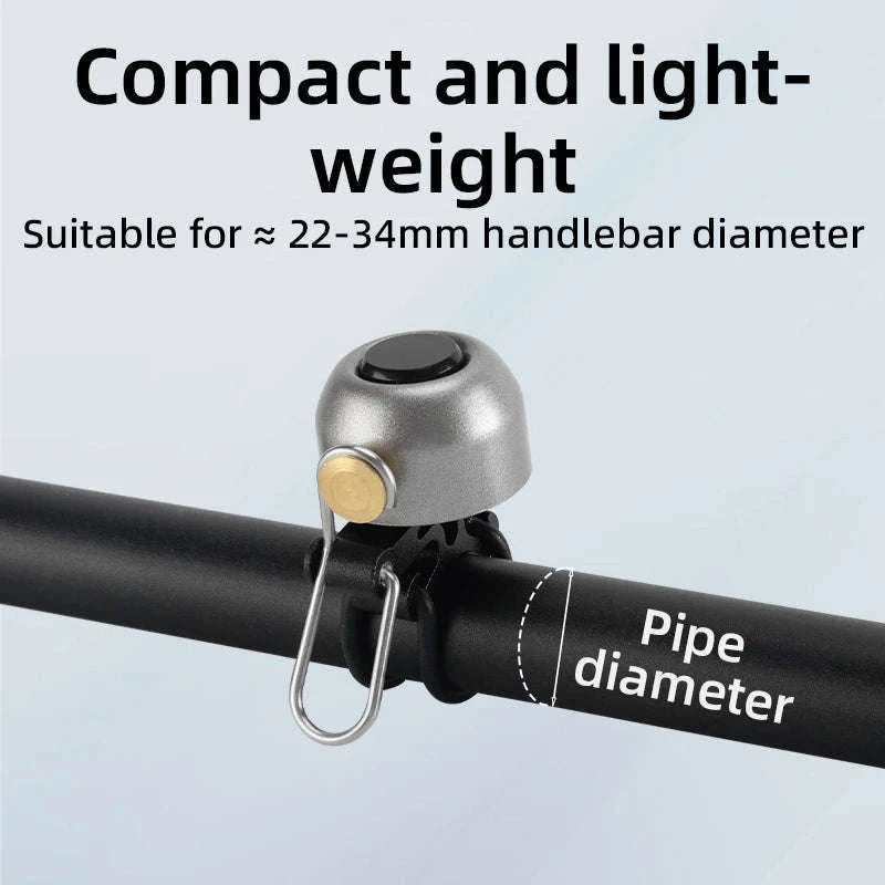 Bicycle Bell with Crisp Sound Copper Alloy Handlebar Ring-2024-1A-2