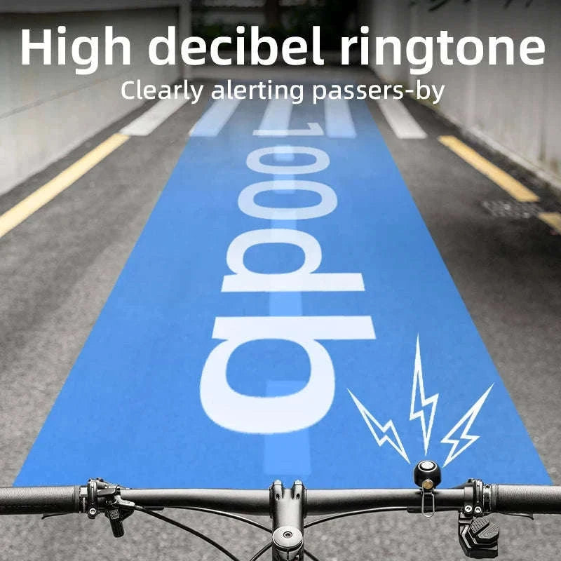 Bicycle Bell with Crisp Sound Copper Alloy Handlebar Ring-2024-1A-2