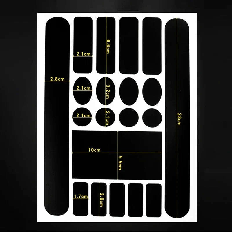 Bicycle Chain Protection Sticker-Clear