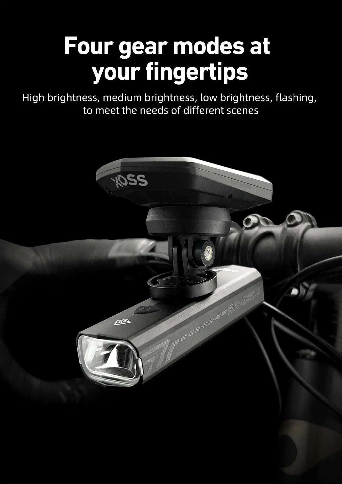 Bicycle Front Light 500LM Waterproof Headlight-