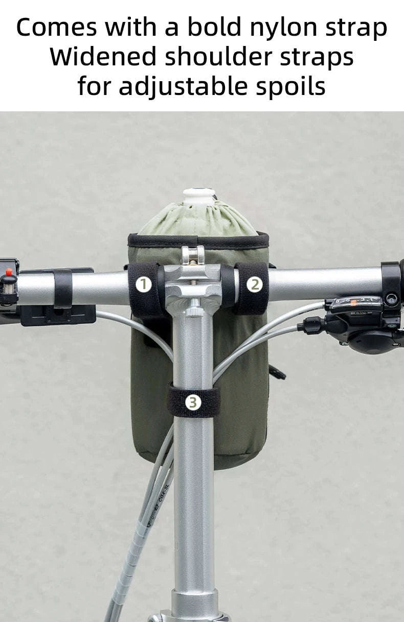 Bicycle Handlebar Bag 1L Light & Rainproof Bottle Carrier-P003 / About 1L