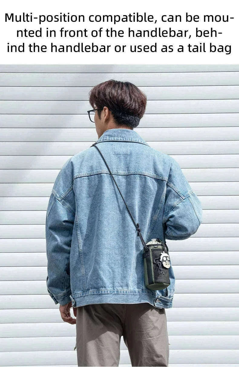 Bicycle Handlebar Bag 1L Light & Rainproof Bottle Carrier-P003 / About 1L