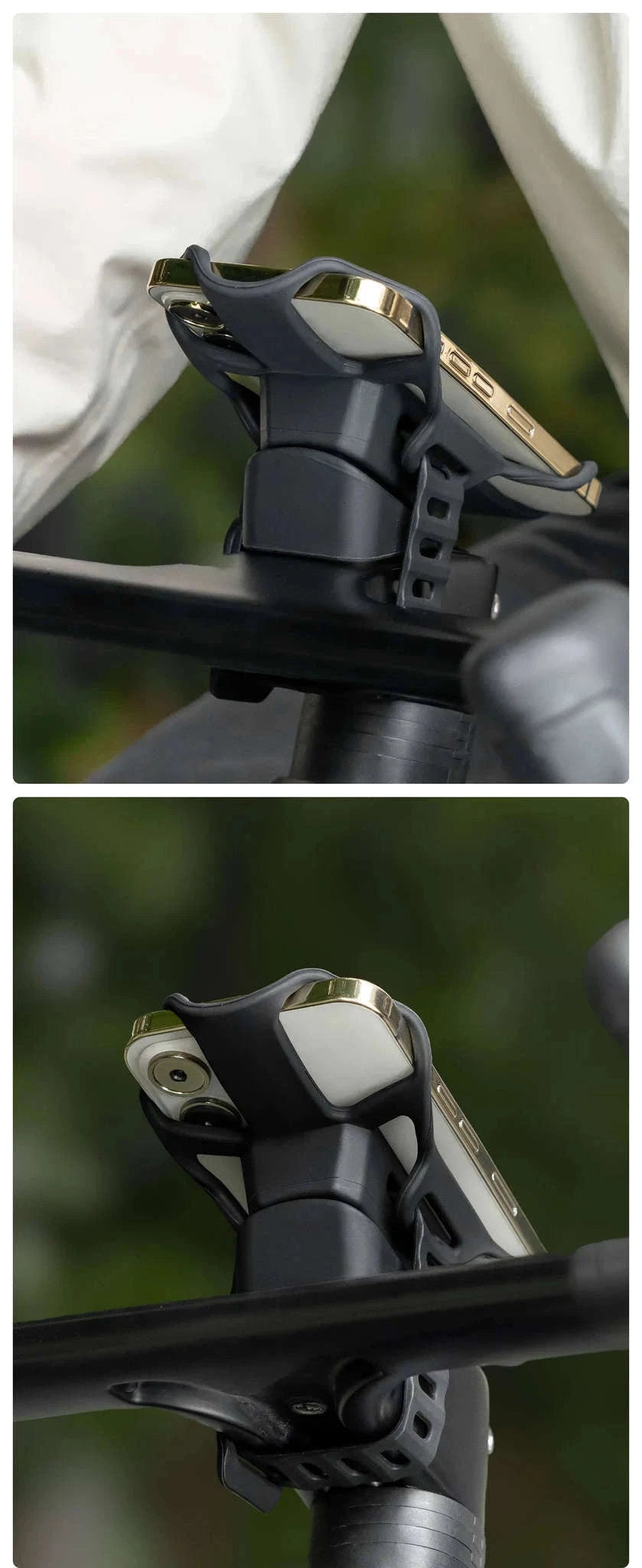 Bicycle Phone Mount Silicone Quick Release Handlebar Holder-250015001