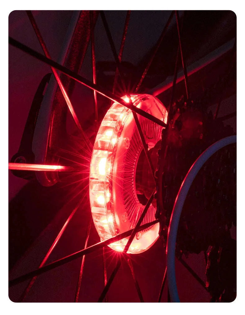 Bicycle Wheel LED Light with 7 Colors & Auto On Motion Sensor-LD79 MTB style