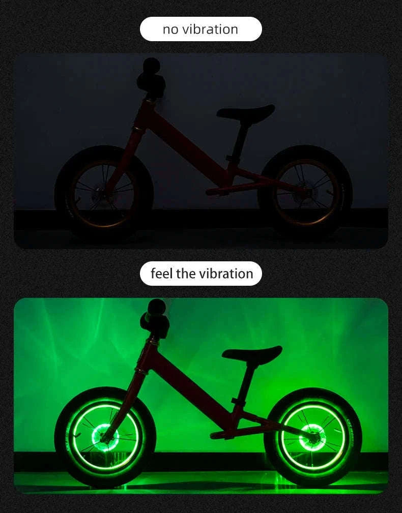 Bicycle Wheel Light 12-LED USB Rechargeable Spoke Light-LD79 MTB style