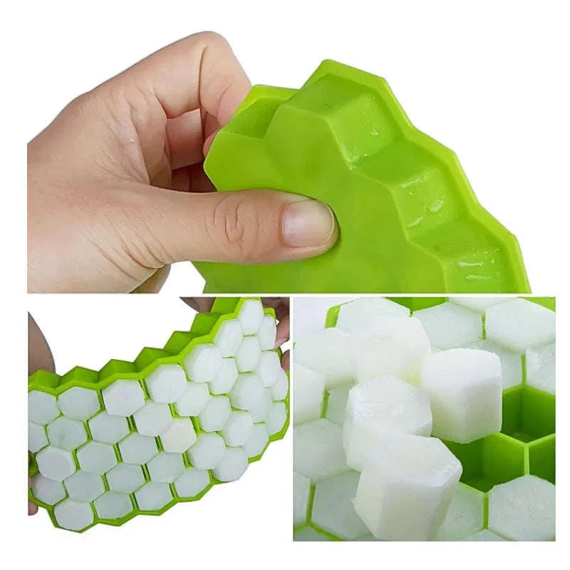 Big Ice Cube Tray Silicone Mold-15 grid- Black