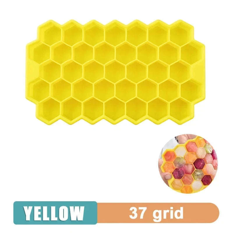 Big Silicone Ice Cube Tray Mold for Clean, Slow-Melt Cubes-15 grid- Black