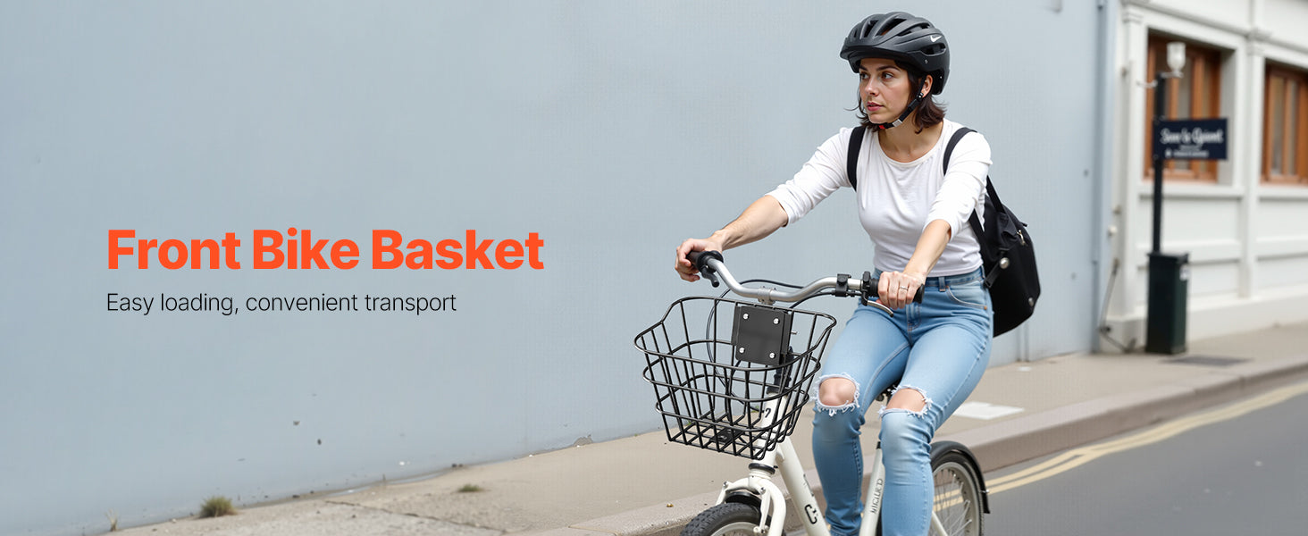 Predný košík na bicykel pre kolobežky a bicykle – oceľový nosič do 9 kg