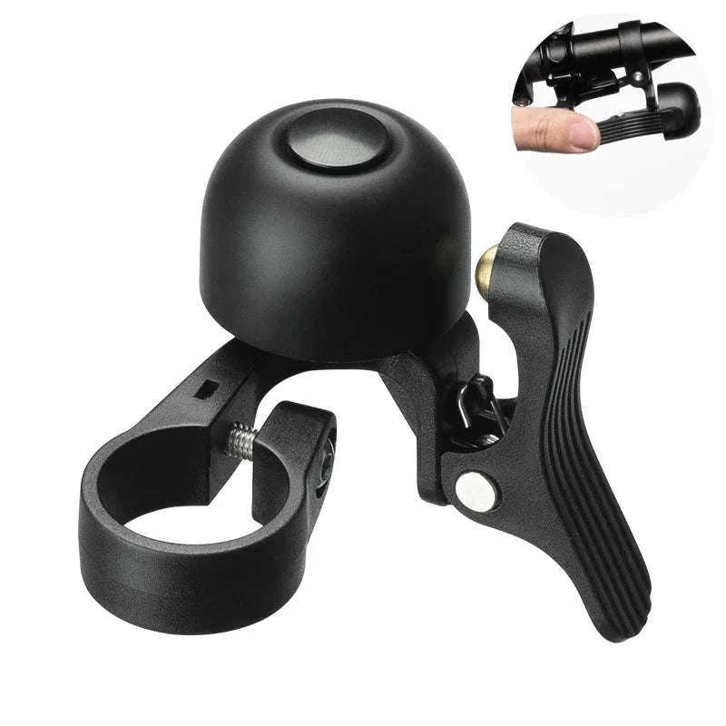 Bike Bell with Crisp Sound Alloy Ring for MTB & Road Bikes-2023-1A Left