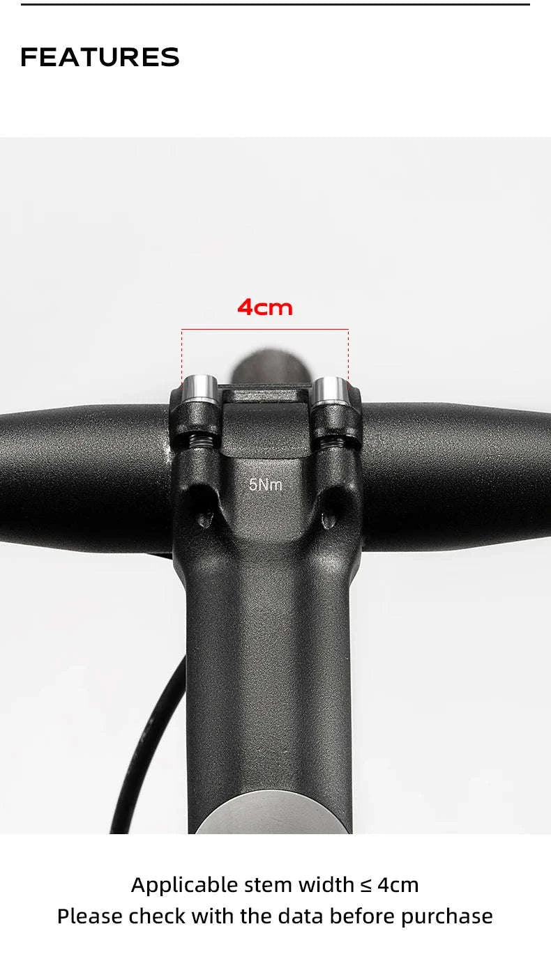 Bike Computer Mount Extension with Front Light Holder Alloy Bracket-adjustable