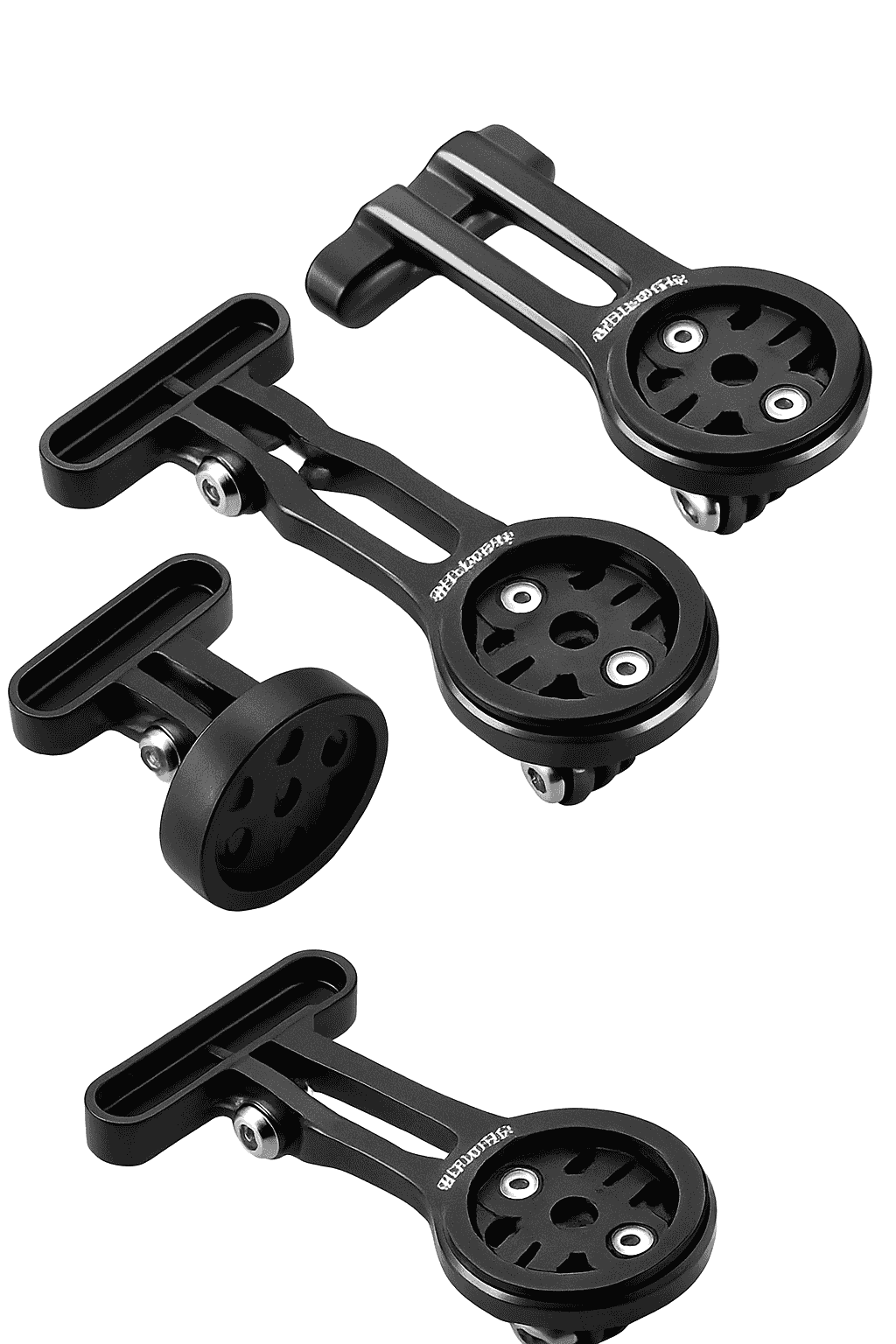 Bike Computer Mount Extension with Front Light Holder Alloy Bracket-adjustable