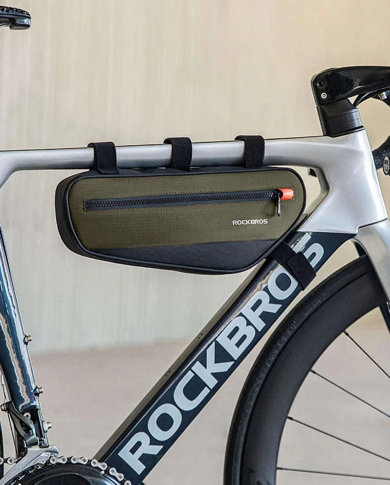 Bike Frame Tube Bag 1.7L with Reflective Design and Easy Mount-1.7L