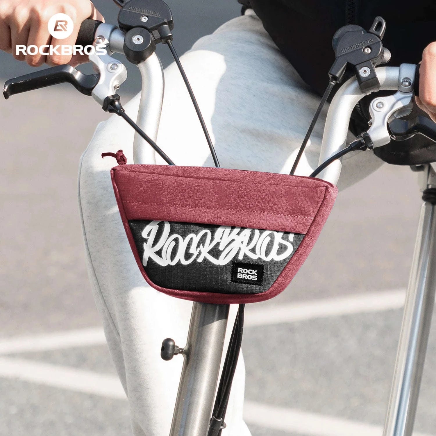 Bike Front Tube Bag 0.7L Rainproof Handlebar Storage for Brompton-G011-2 / about 0.7L