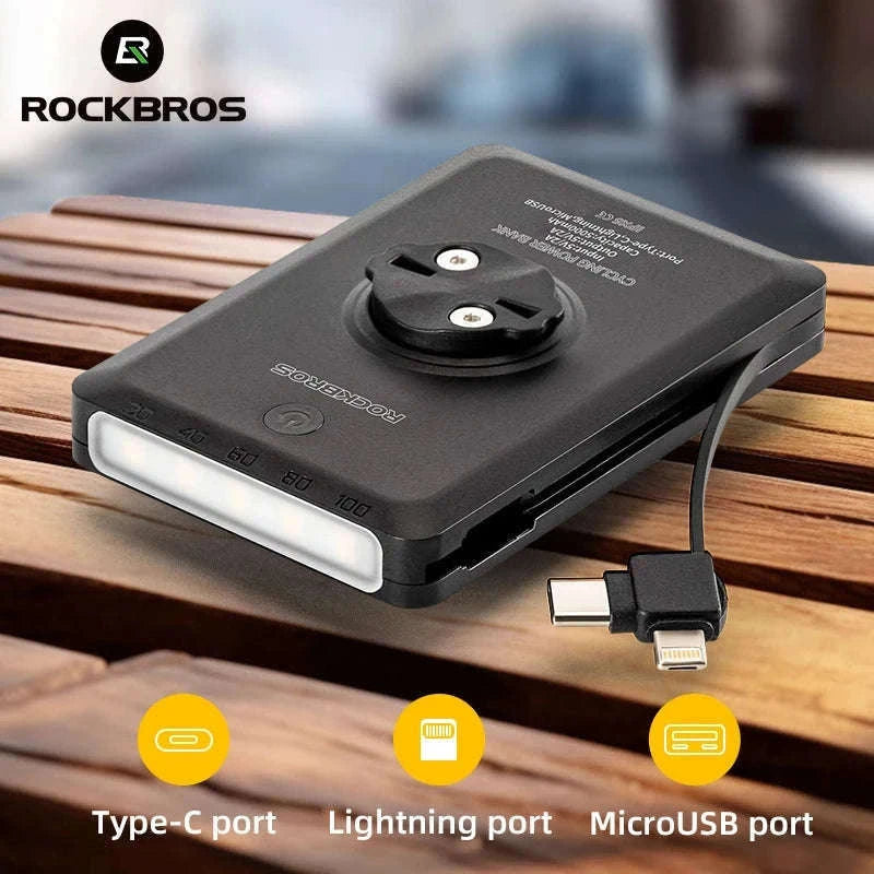 Bike Headlight 5000mAh with Digital Display & IPX6 Waterproof-RL-S1 nylon holder