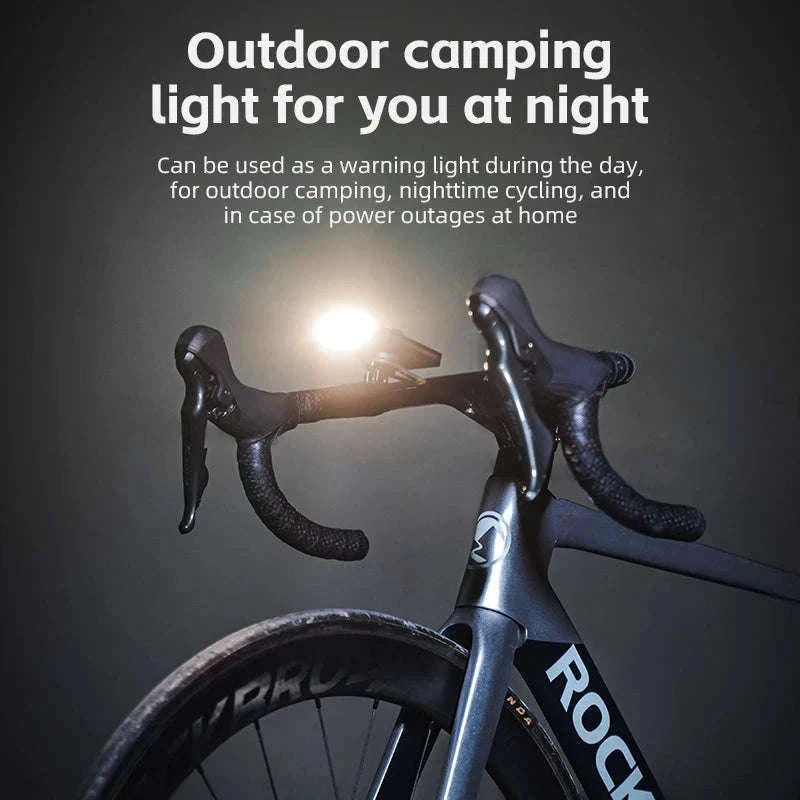 Bike Headlight 5000mAh with Digital Display & IPX6 Waterproof-RL-S1 nylon holder