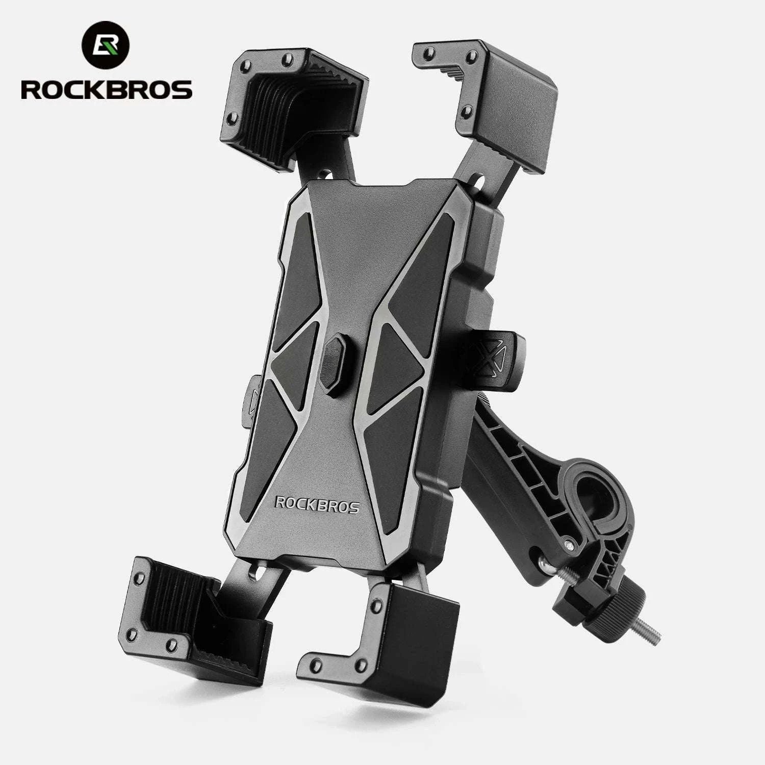 Bike Phone Holder with Anti-Vibration Quick Lock for 4.5–7.2 Inch Phones-LKZJ-Handlebar