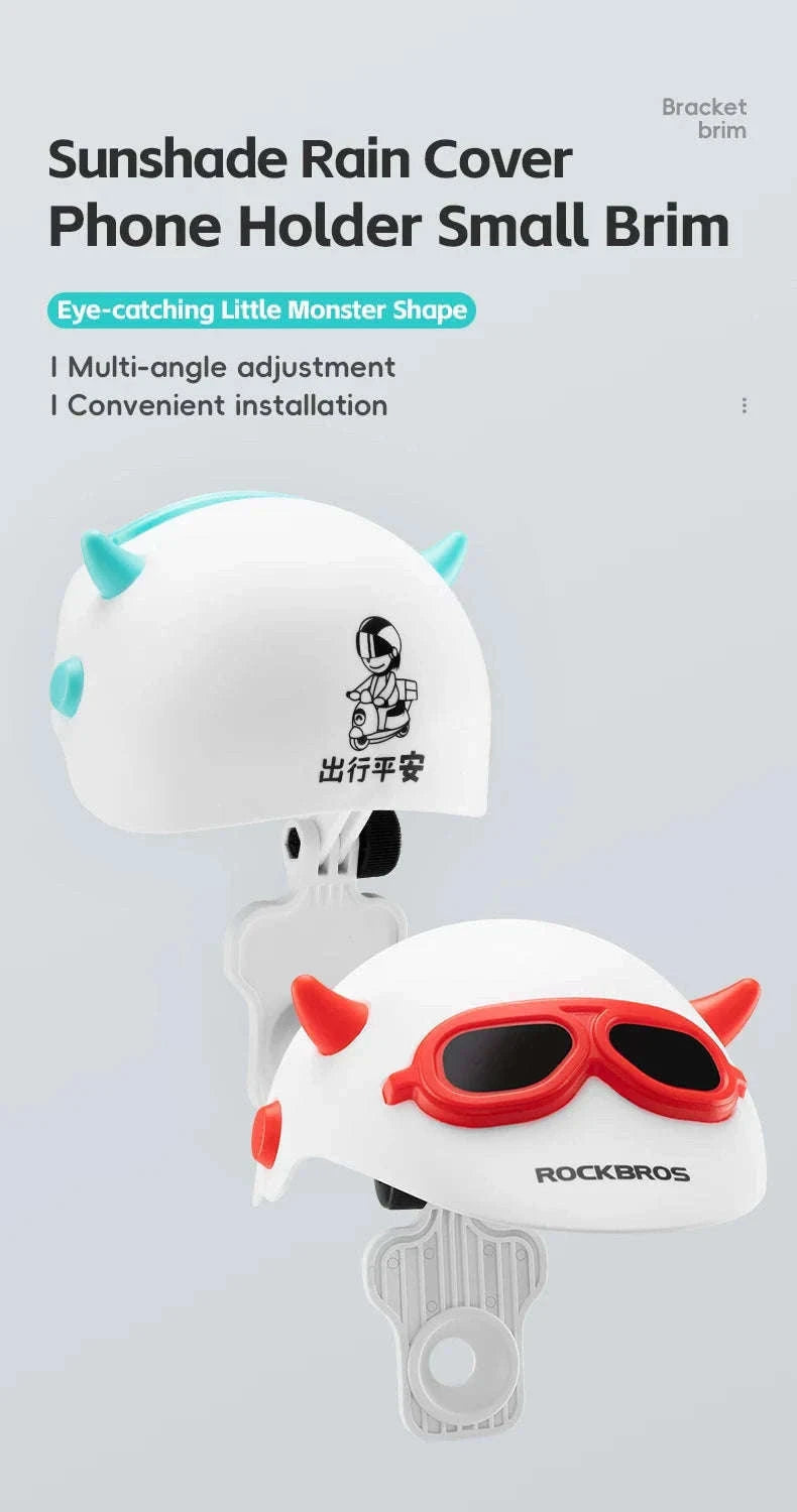 Bike Phone Holder with Rainproof Sun Shade Umbrella Mount-25210034001
