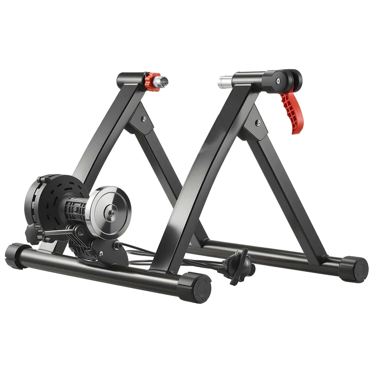 Bike Trainer Stand with 6-Level Resistance for 26-29 Inch and 700C Wheels-Black / United States