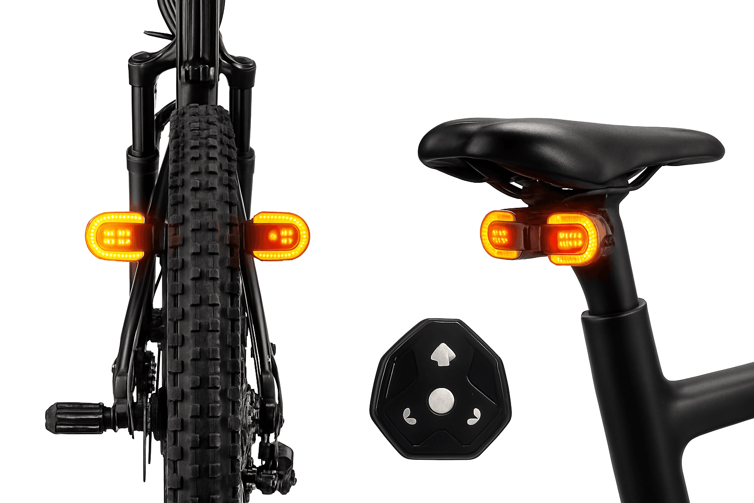 Bike Turn Signal Rear Light USB Rechargeable LED Tail Light-FY-1825