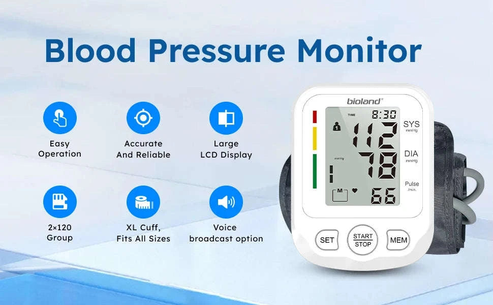 Bioland Upper Arm Blood Pressure Monitor 2005-2005-1 / China Mainland