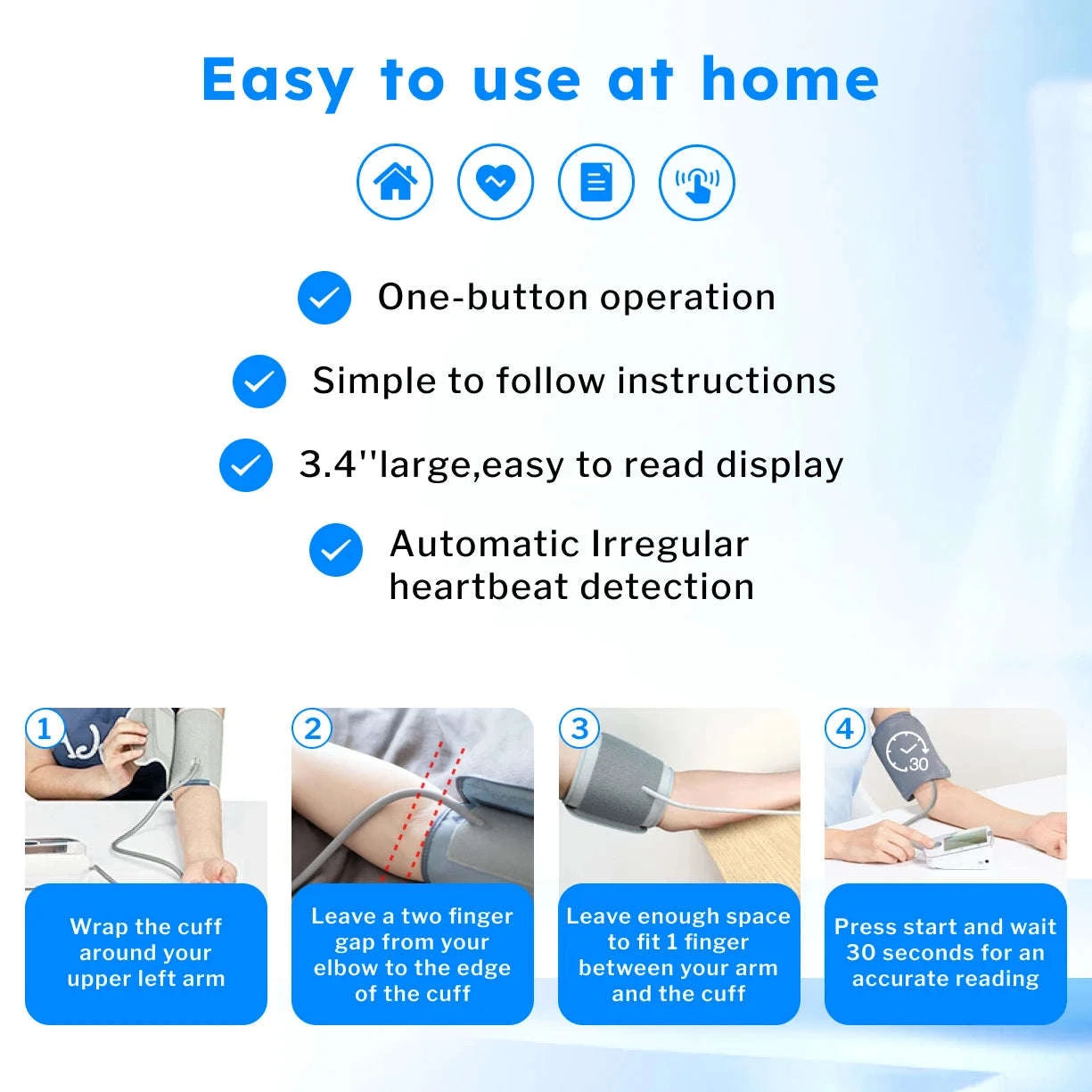 Bioland Upper Arm Blood Pressure Monitor 2005-2005-1 / China Mainland