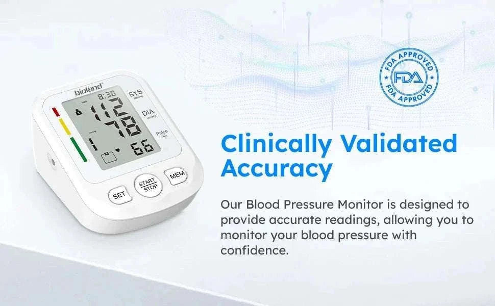 Bioland Upper Arm Blood Pressure Monitor for Home Tracking-2005-1 / China Mainland
