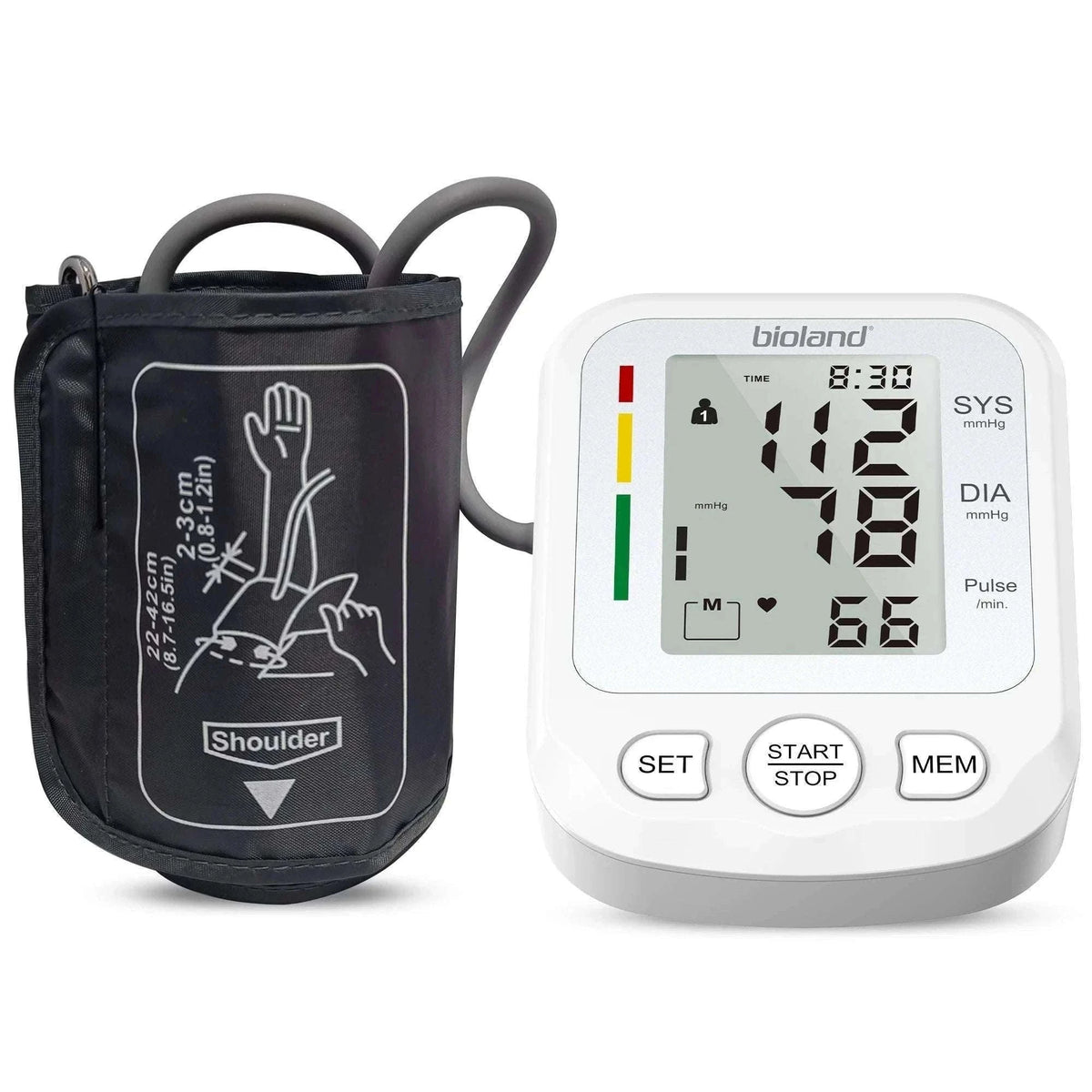 Bioland Upper Arm Blood Pressure Monitor for Home Tracking-2005-1 / China Mainland