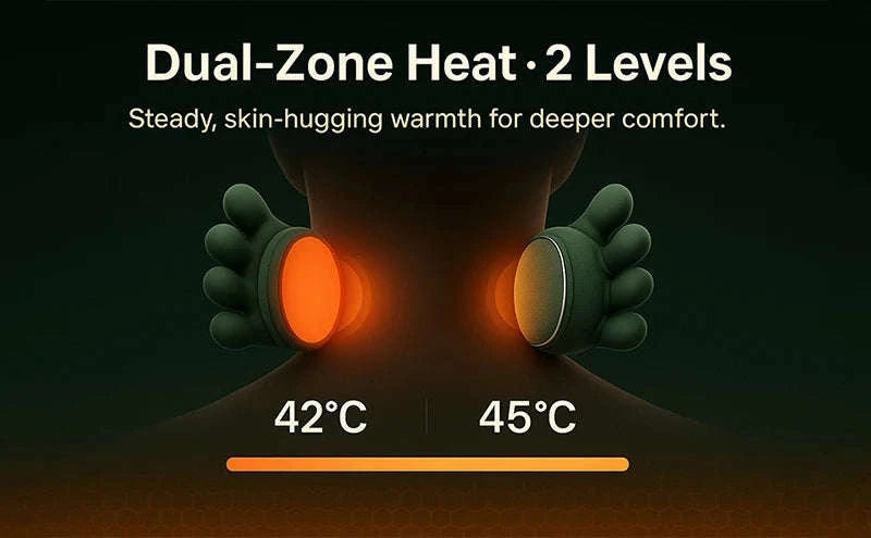 Bionic Neck Shoulder Massager N7-Green With Box