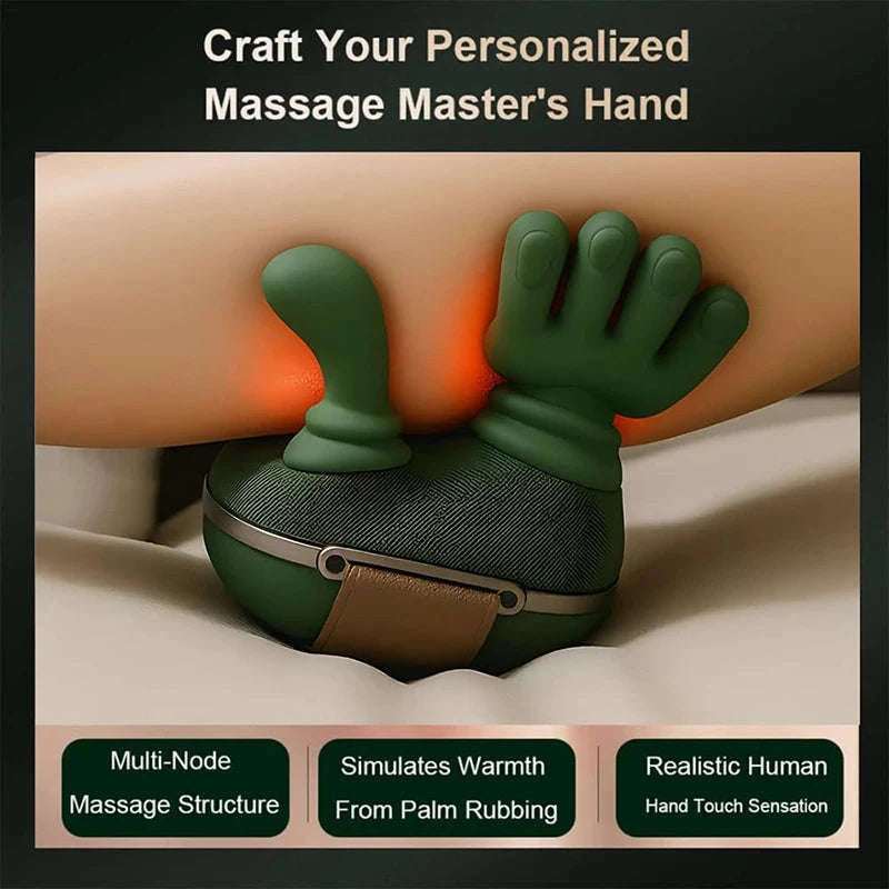 Bionic Neck Shoulder Massager N7-Green With Box