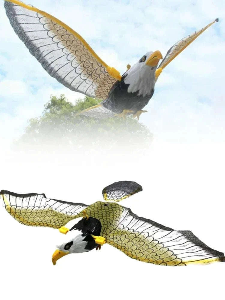 Bird Repellent Hanging Eagle Owl Decoy for Outdoor Spaces-Default Title