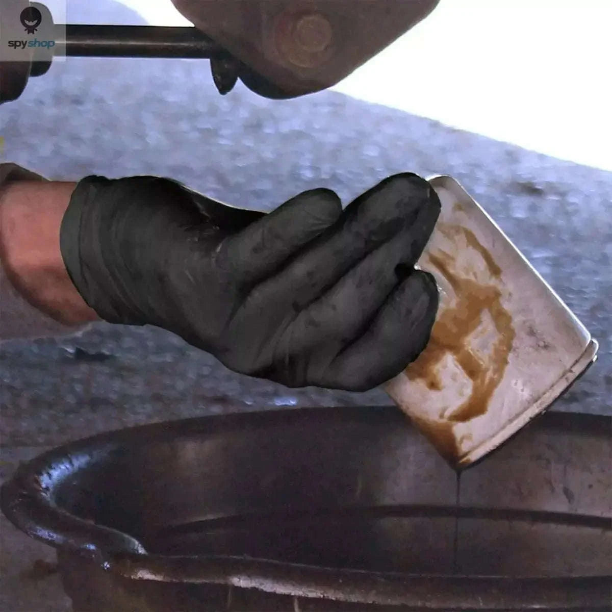 Black Disposable Gloves – Nitrile Protection for Everyday Tasks-XL / 10pcs