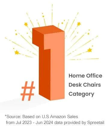 Black Mesh Office Chair with Lumbar Support, Swivel & Adjustable Height-Black / United States