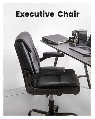 Black Mesh Office Chair with Lumbar Support, Swivel & Adjustable Height-Black / United States