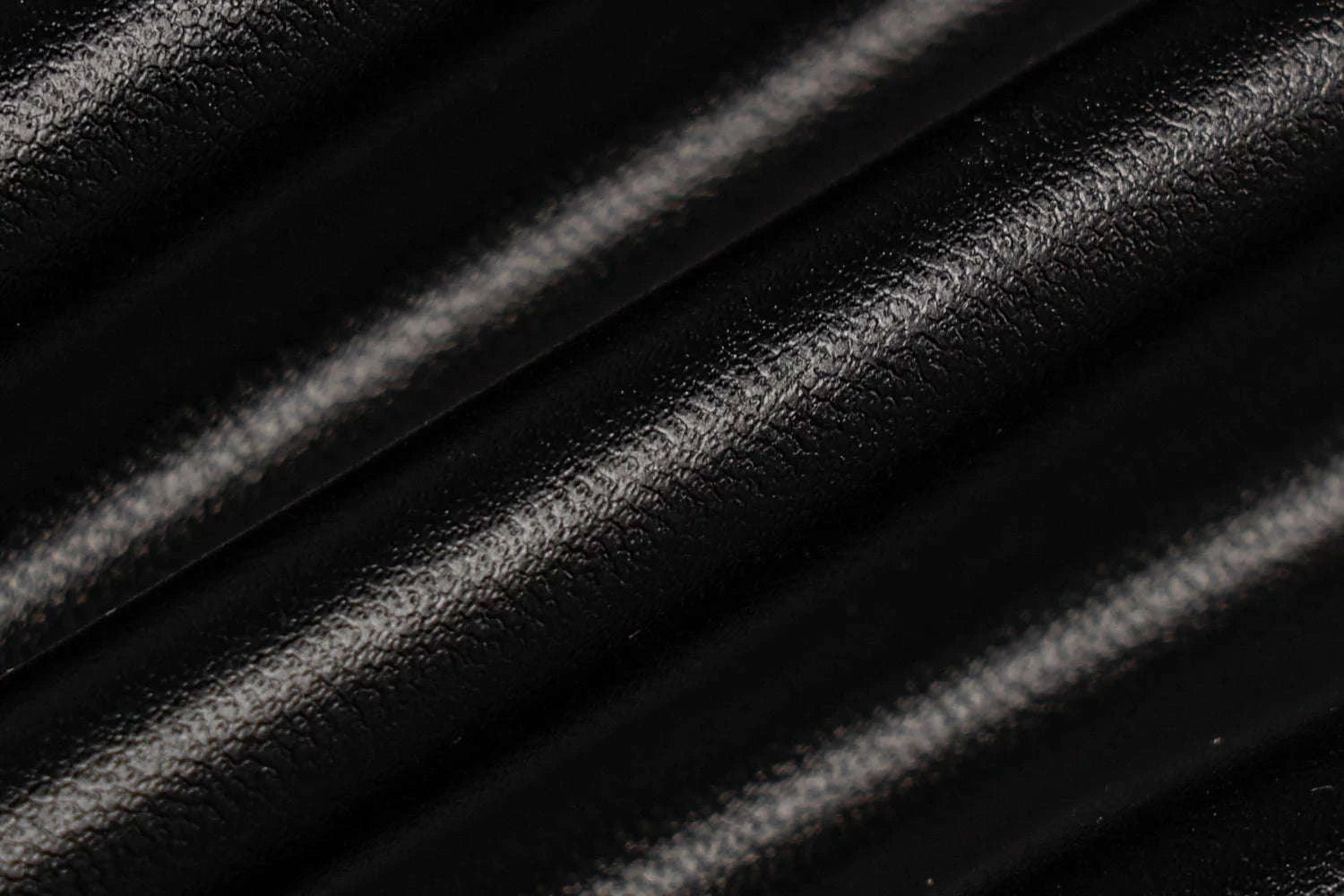 Black PU Leather Strapless Mini Dress-black / L