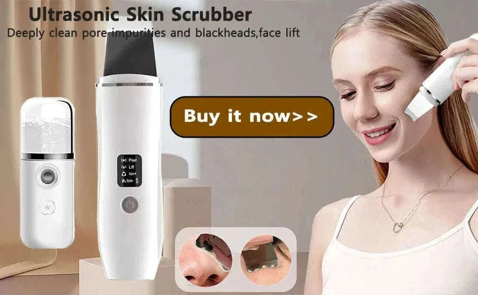 Blackhead Remover Vacuum with Water Cycle & USB Rechargeable-white add gift