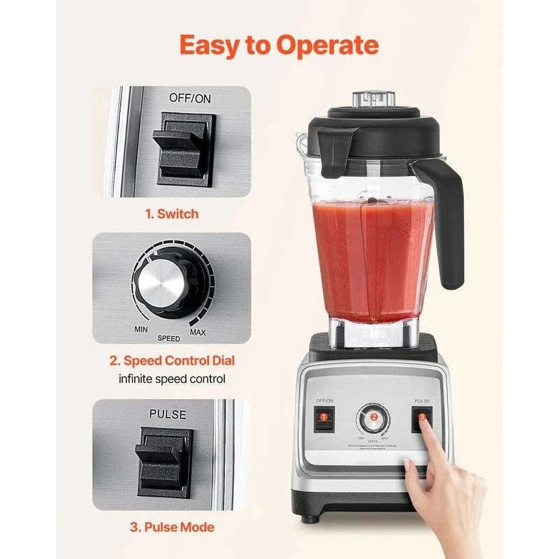 Blender for Smoothies 85 oz 1400W Professional Blender-United States / Red