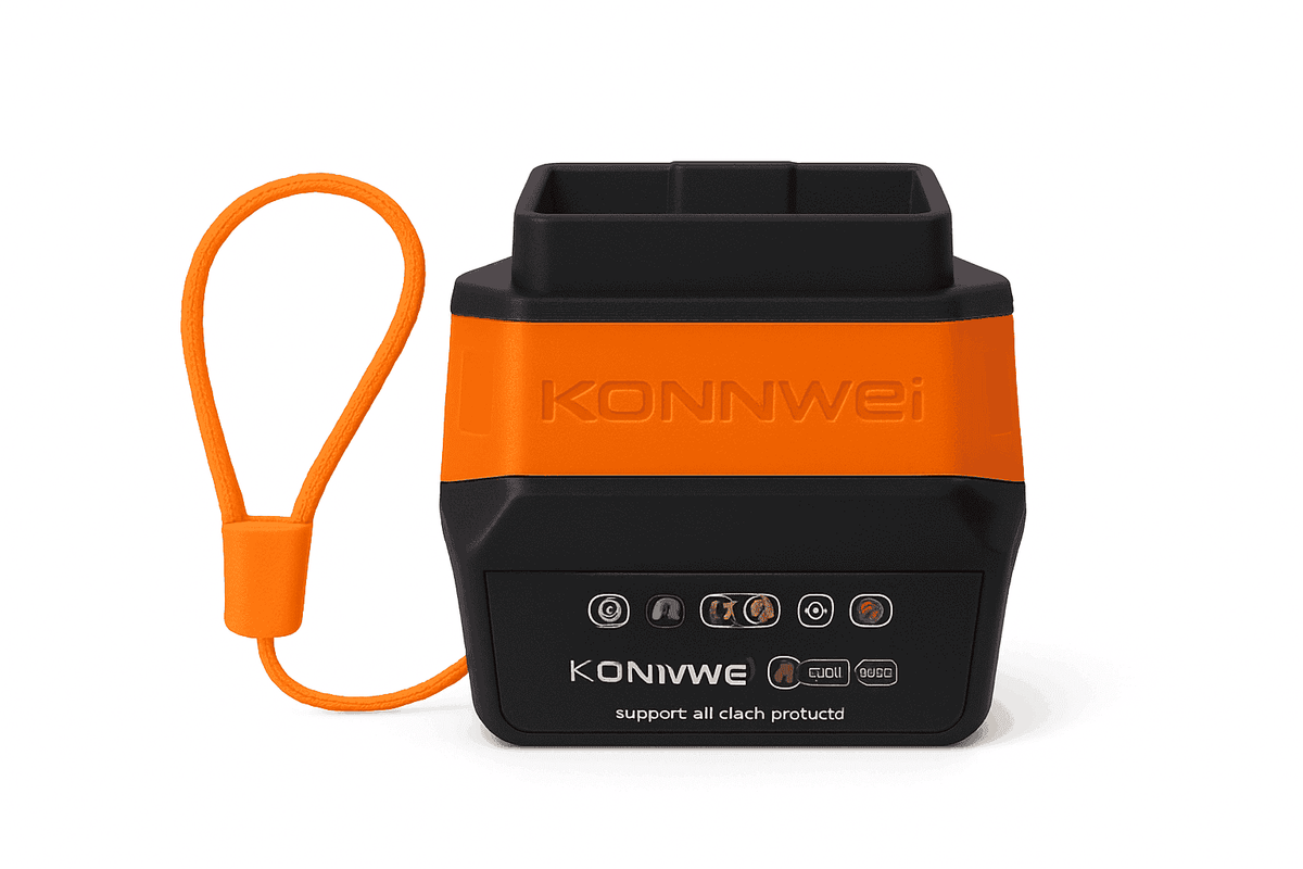 Bluetooth 5.0 OBD2 Scanner V1.5 for 12V Vehicles-KW906 Black / China Mainland