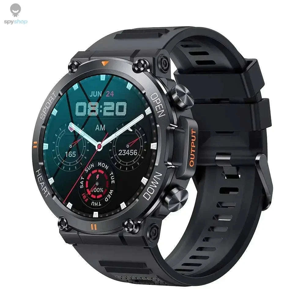 Bluetooth Call Smart Watch with 1.39-Inch HD Display-Steel Black