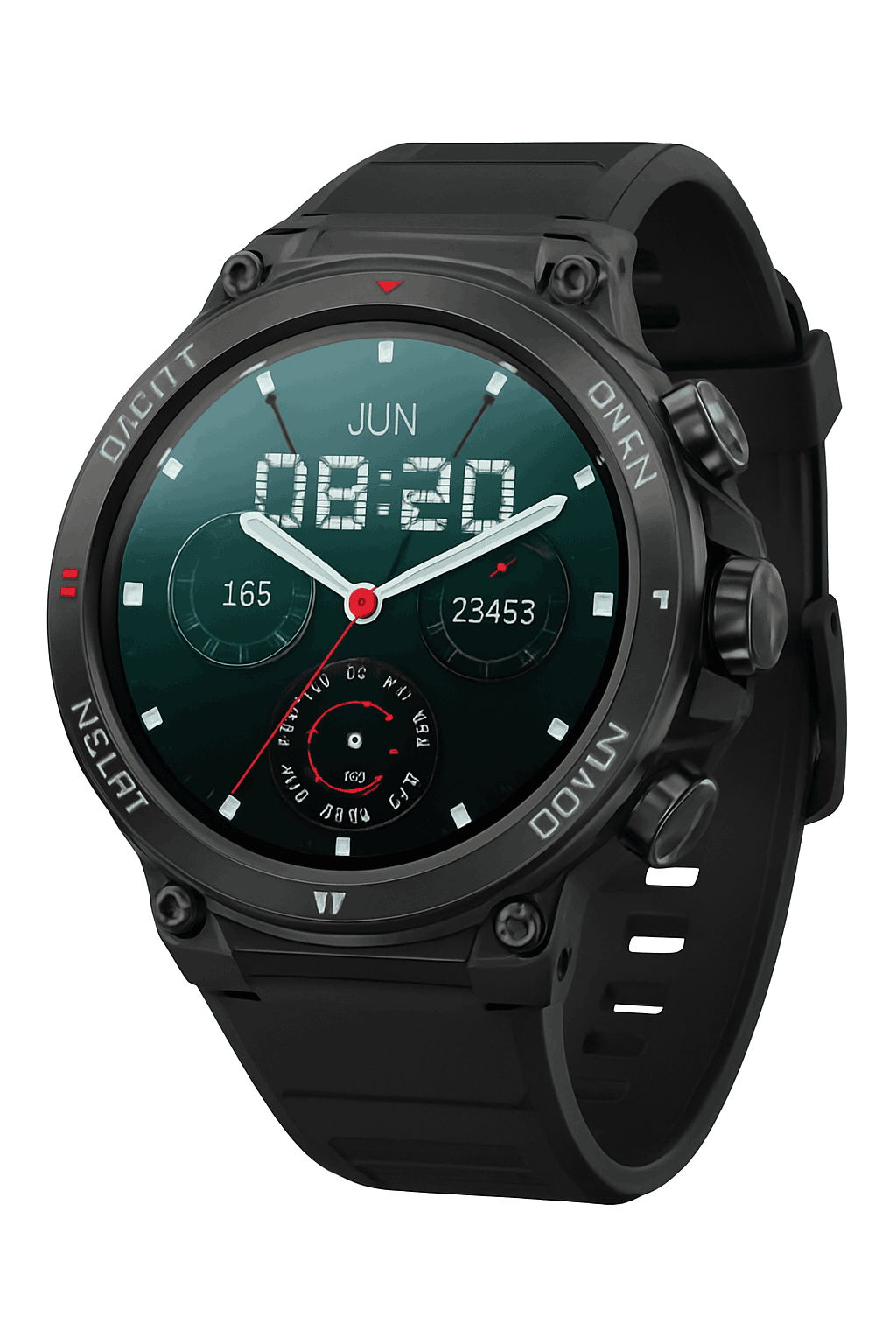 Bluetooth Call Smart Watch with 1.39-Inch HD Display-Steel Black