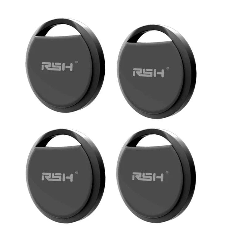 Bluetooth GPS Tracker Card for Apple Find My – Anti-Loss Locator-4PCS-Black / GERMANY