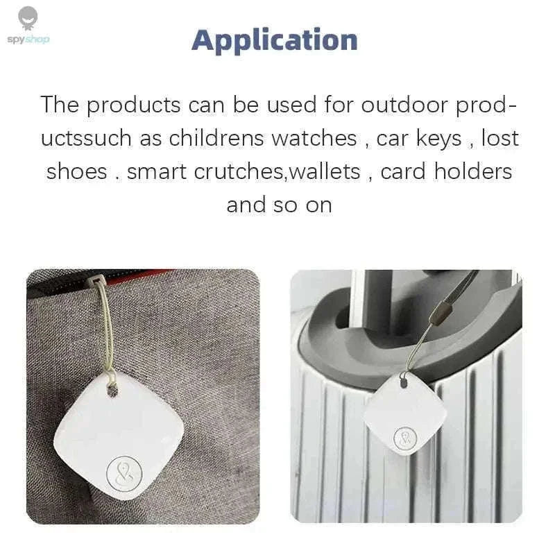 Bluetooth Mini Tracker for Keys, Wallets, Pets with Apple Find My-white