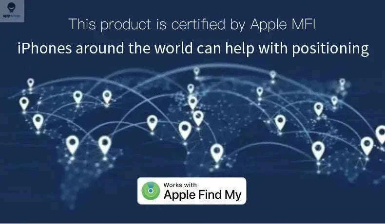 Bluetooth Mini Tracker for Keys, Wallets, Pets with Apple Find My-white