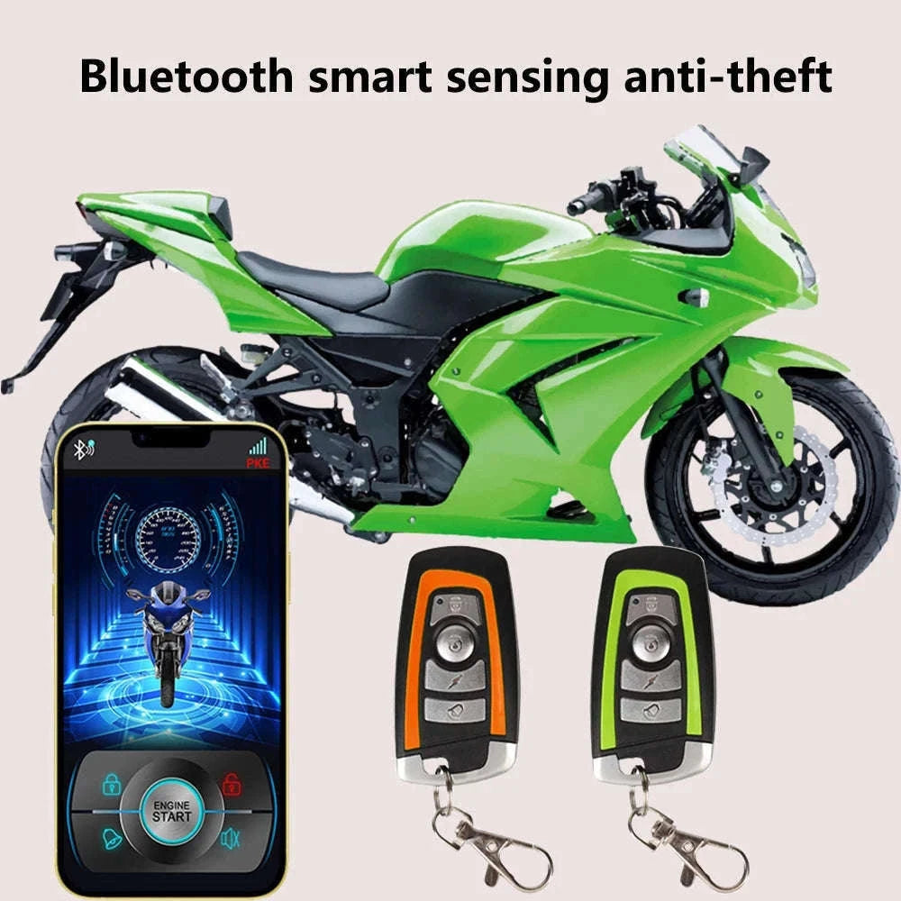 Bluetooth Motorcycle Anti-Theft Alarm with PKE Sensing and App Control-026LY ZZ